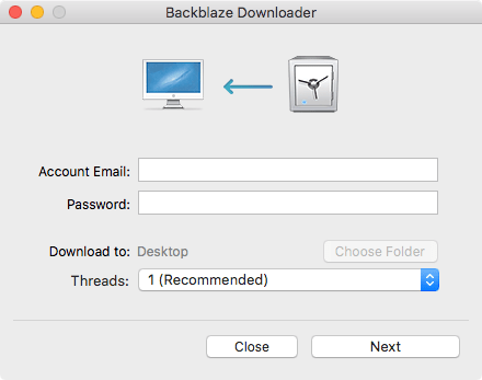 backblaze downloader