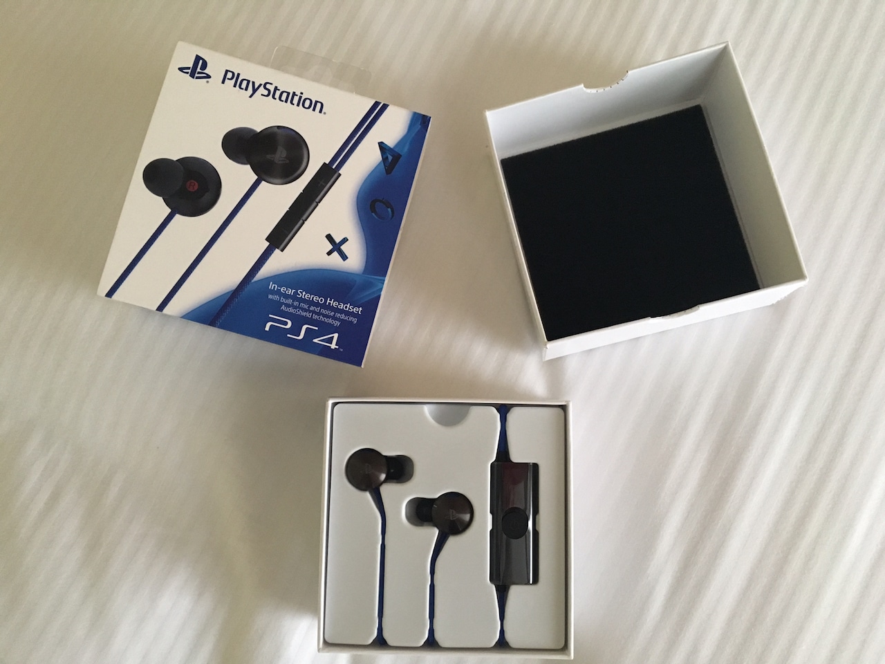sony ps4 playstation in ear stereo headset