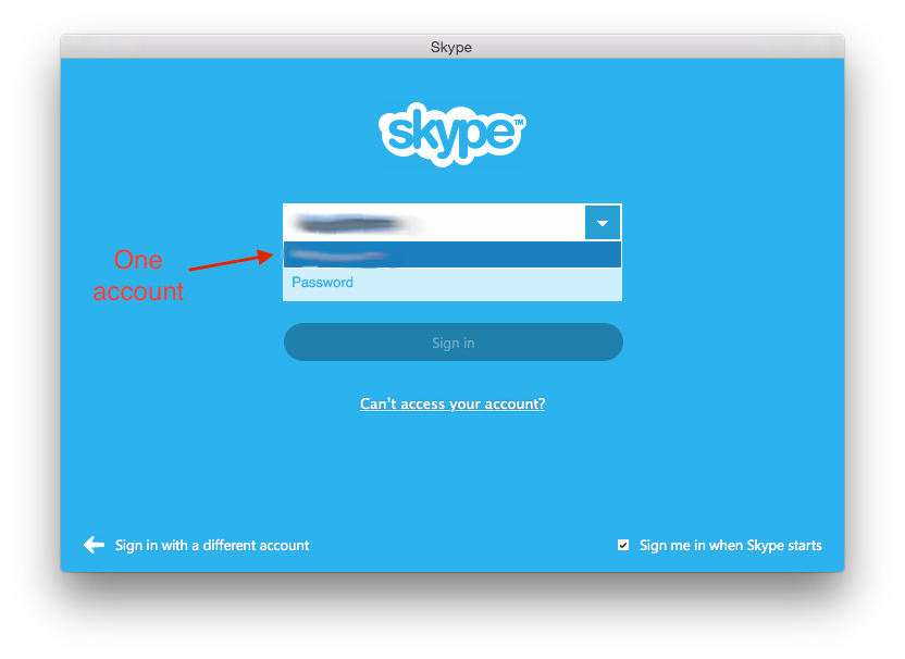 login into skype without microsoft account
